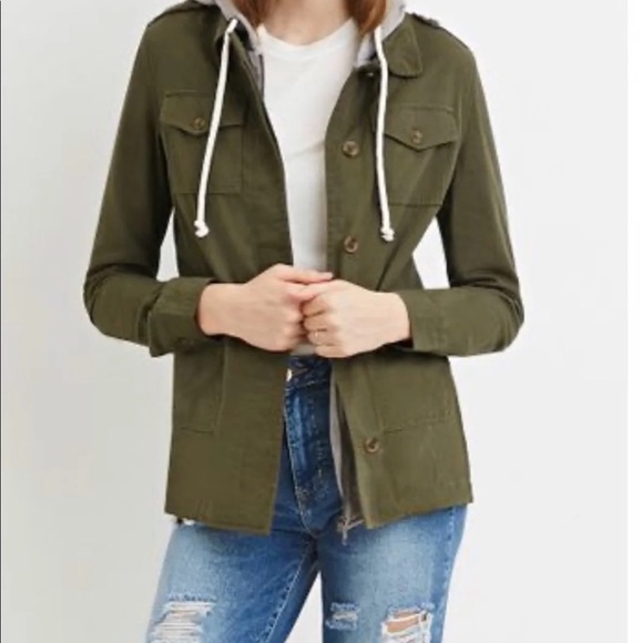 Forever 21 military jacket - Picture 1 of 3